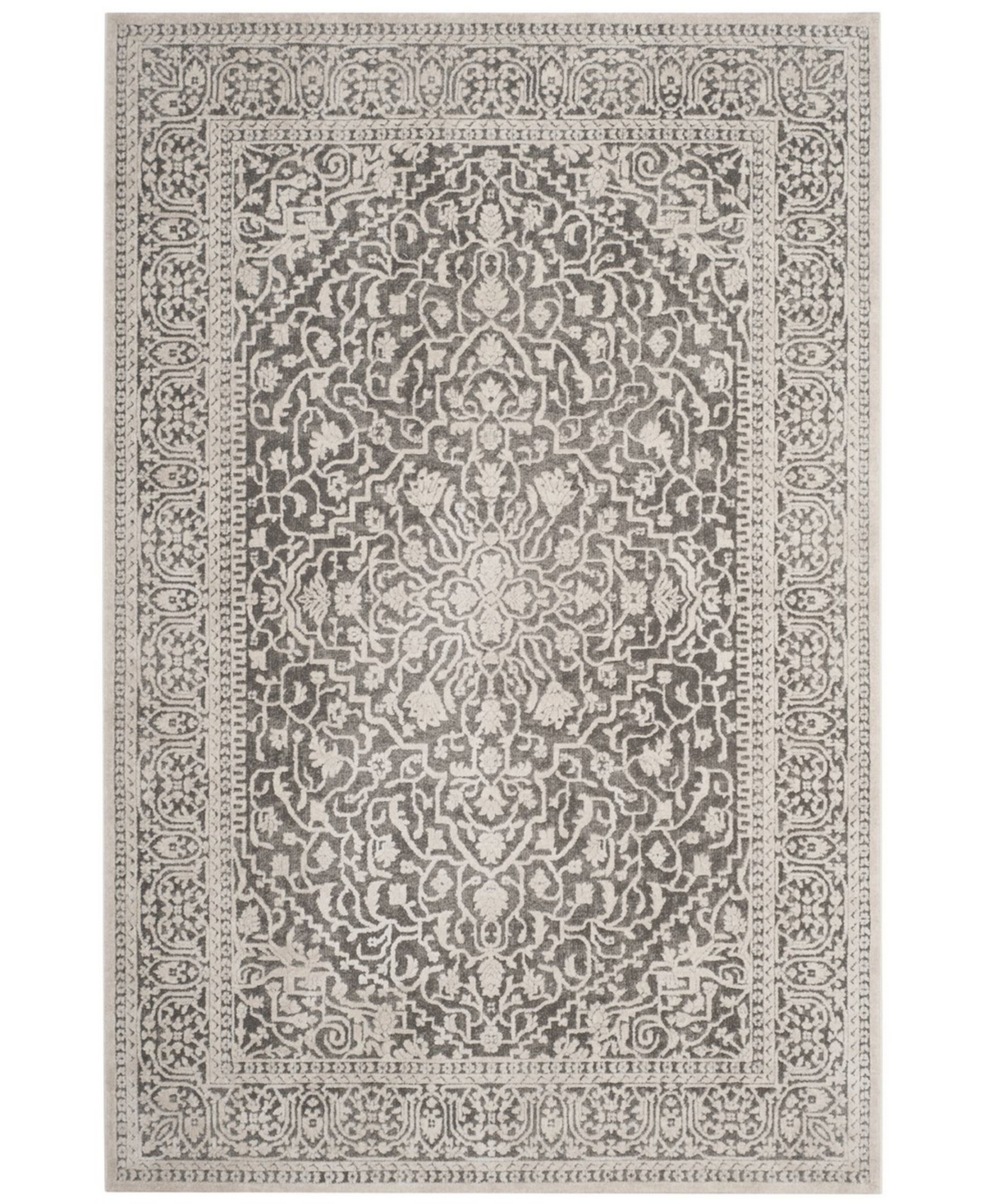 Safavieh Reflection 8' x 10' Area Rug - Dark Grey/Cream