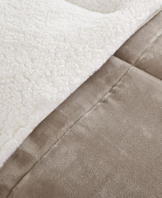 Alton Plush to Sherpa Down Alternative 4-Pc. Comforter Set, Full/Queen