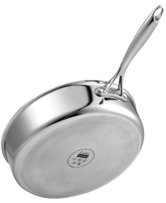Cooks Standard 11" 5 Quart Multi-Ply Clad Deep Saute Pan with Lid, Stainless Steel