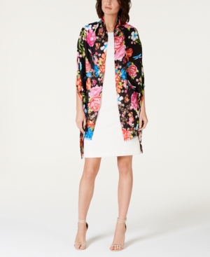 Inc Dragonfly Garden Soft Wrap Created for Macy's
