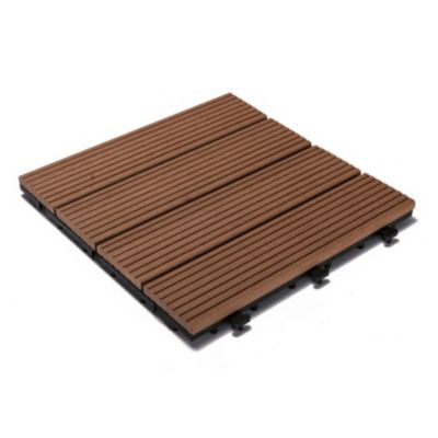 WPC Piece Decking Tile, 6 Piece Set