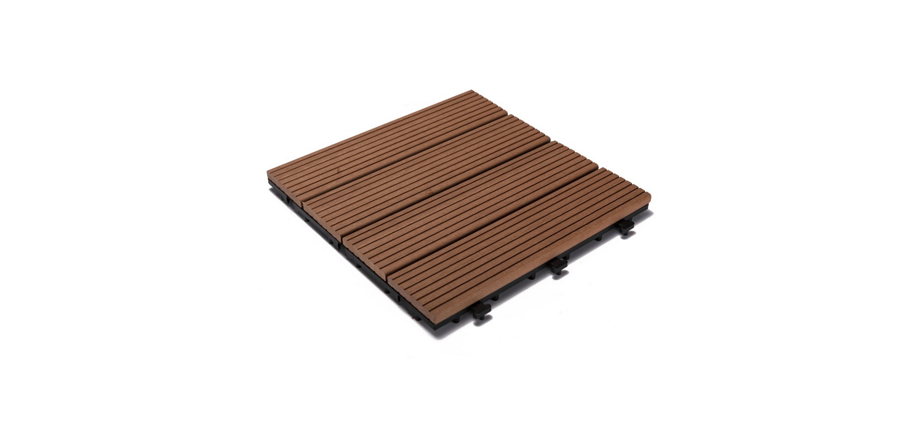 Courtyard Casual Wpc Piece Decking Tile, 6 Piece Set