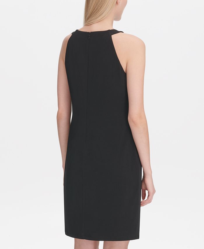 Calvin Klein Ruffled Halter Dress Macy's