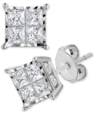 macy's trumiracle diamond earrings