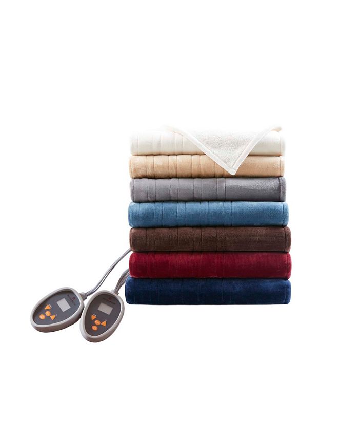 Woolrich Electric Reversible Plush to Berber Blanket, Twin Macy's