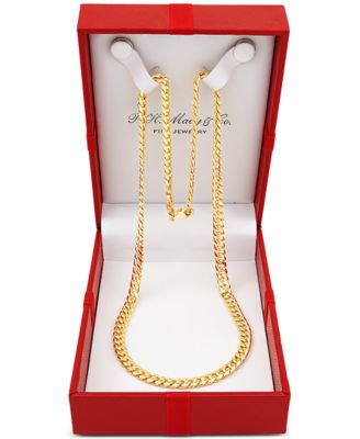 Miami Cuban Link 22" Chain Necklace (6mm) in 10k Gold