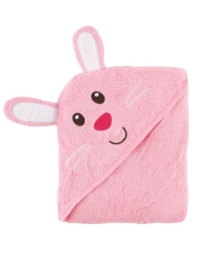 Luvable Friends Animal Face Hooded Towel One Size