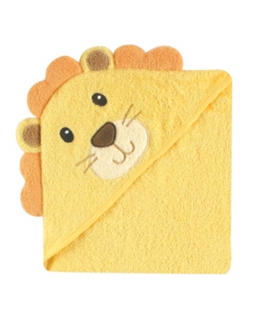 Luvable Friends Animal Face Hooded Towel One Size