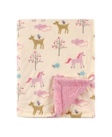 Mink/Sherpa Blanket, One Size