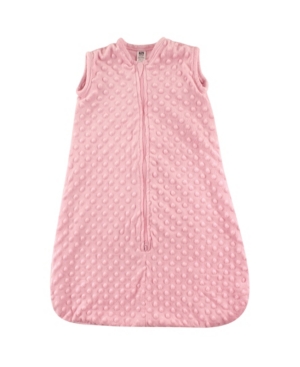 Hudson Baby Safe Sleep Wearable Dotted Mink Plush Sleeping Bag 0-24 Months