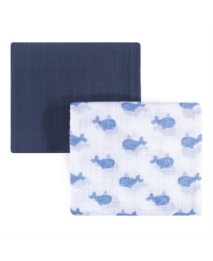 Hudson Baby Muslin Swaddle Blanket 2-Pack One Size