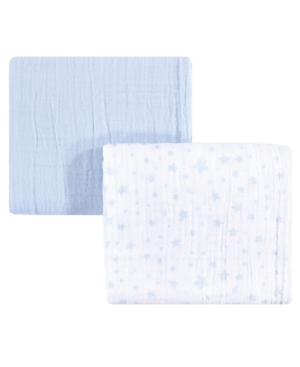 Hudson Baby Muslin Swaddle Blanket 2-Pack One Size