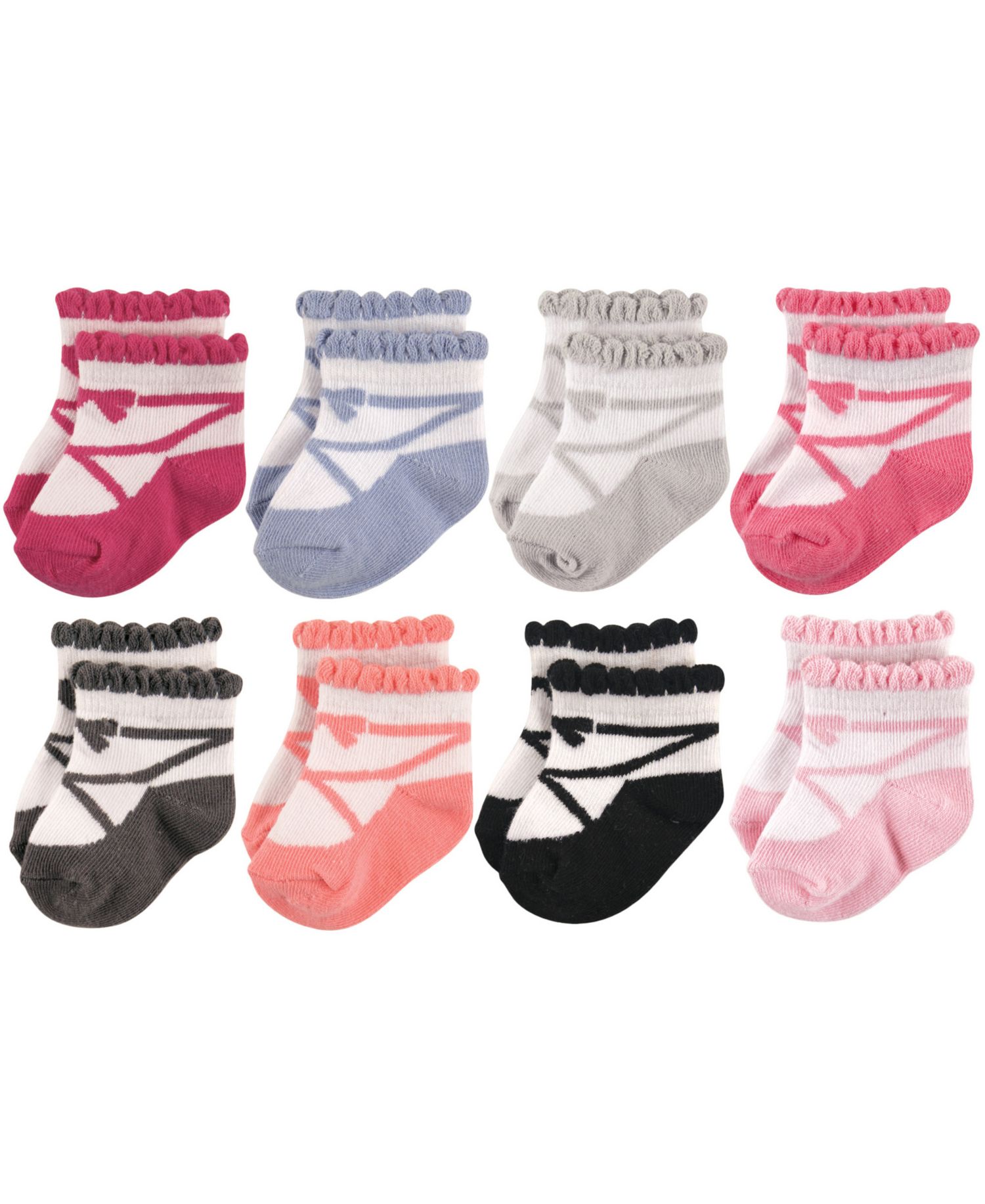 8Pk Crew Socks