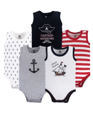 Hudson Baby Sleeveless Bodysuits 5-Pack 0-24 Months