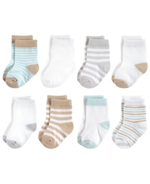 Touched by Nature Organic Basic Socks 8-Pack 0-24 Months