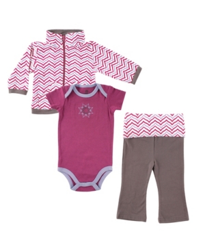Yoga Sprout Baby Boys and Girls Hoodie Bodysuitor Tee Top and Pant Dog Baby