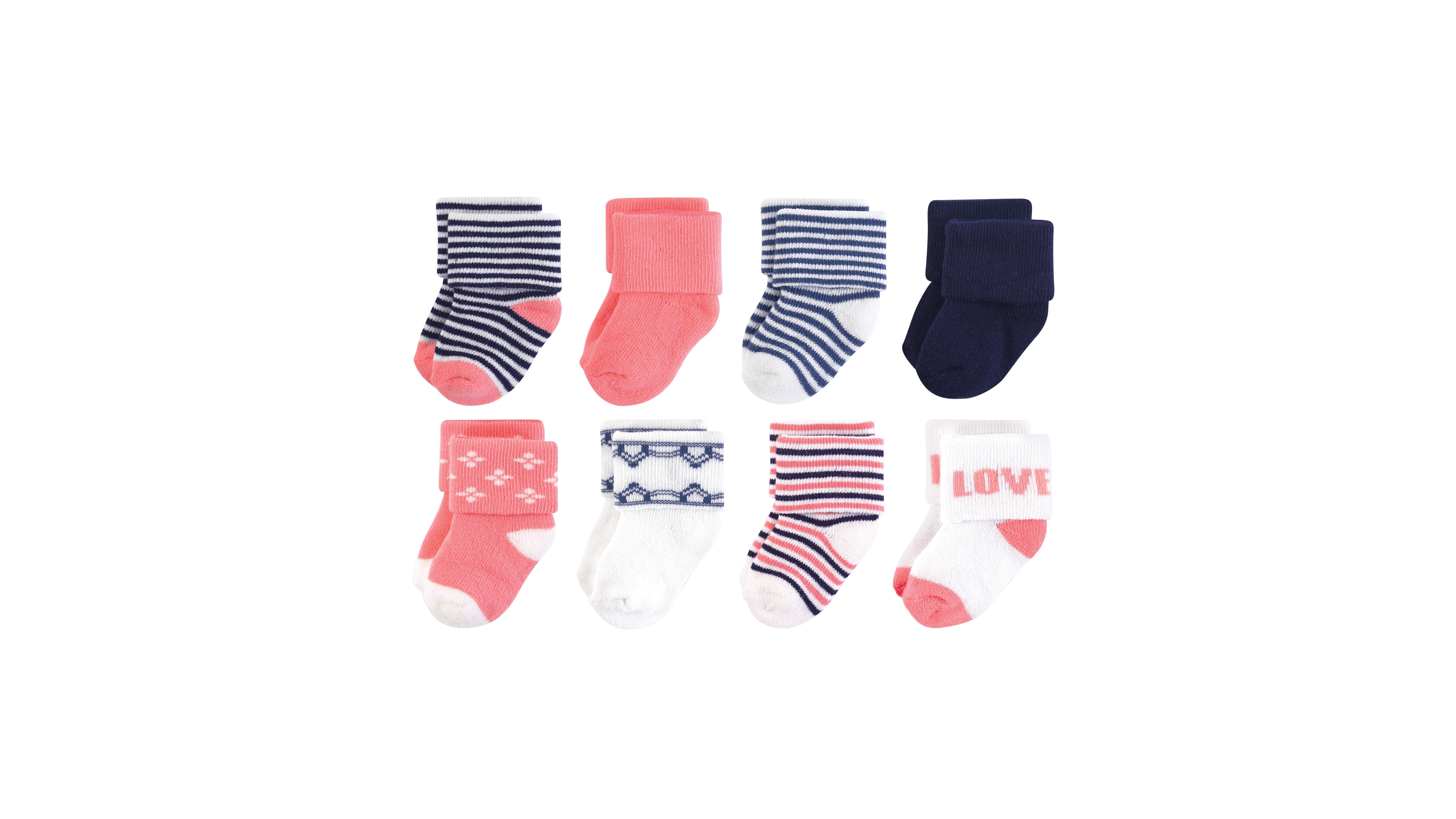 Touched by Nature Baby Girls Organic Cotton Socks