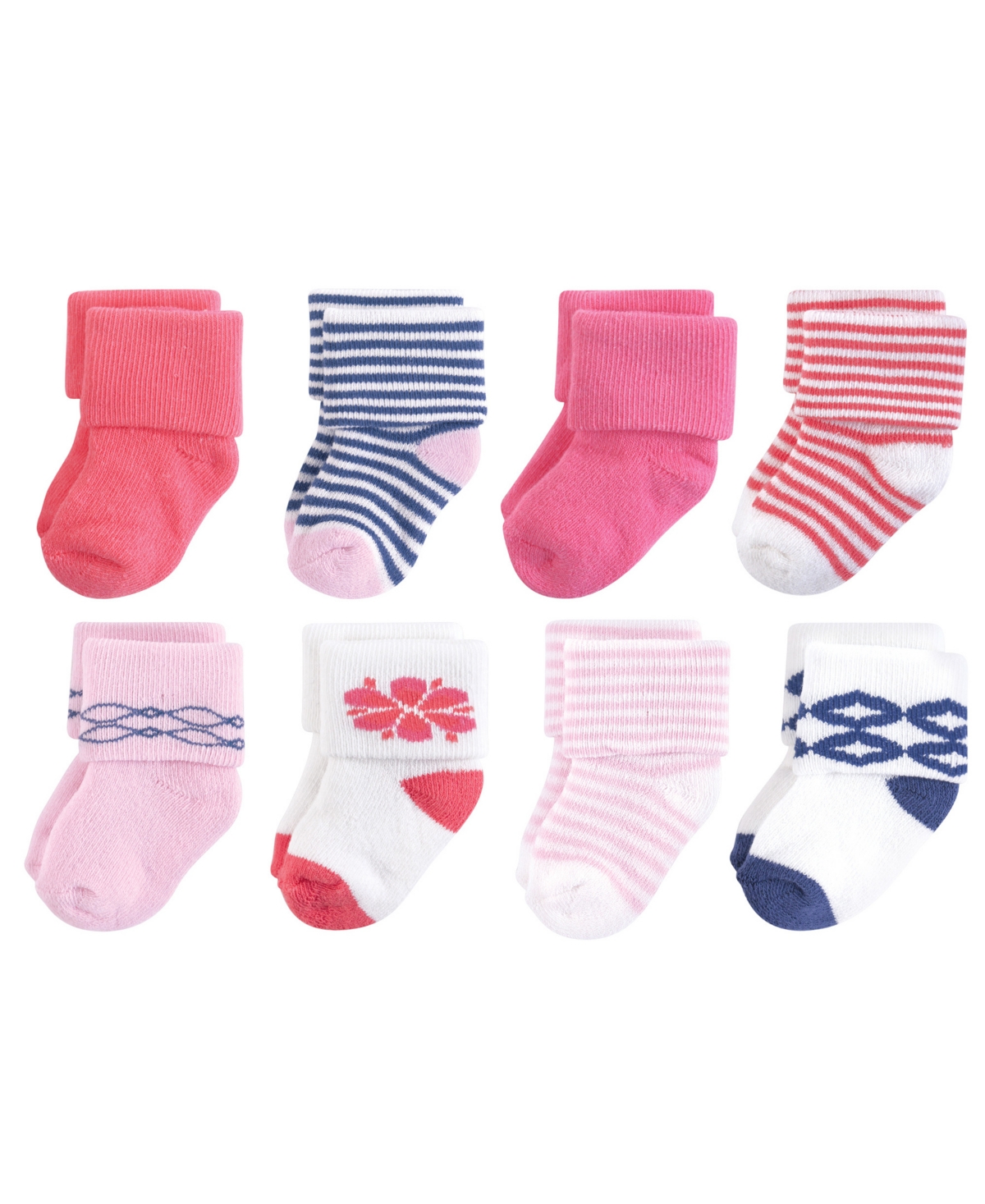 Touched by Nature Baby Girls Organic Cotton Socks - Flower
