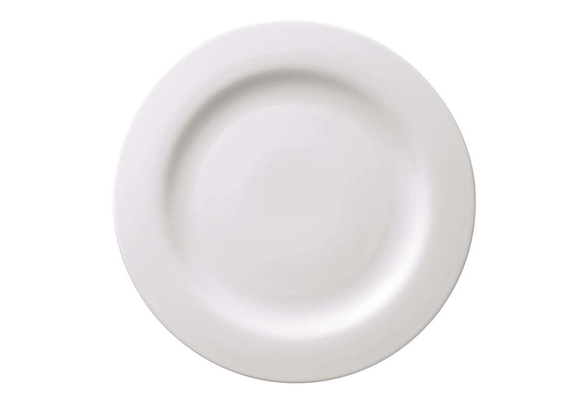 Moon White Dinner Plate - White