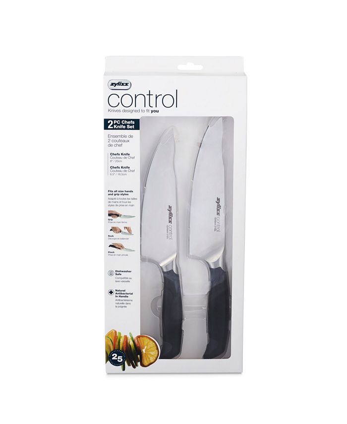 Zyliss Control Chef's Knife Set Professional Kitchen Cutlery Knives Premium German Steel, 2