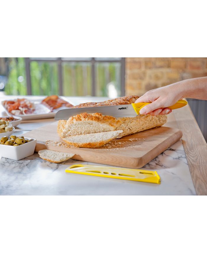 Zyliss Bread Knife with Sheath Cover, 8.5" Stainless Steel Blade Macy's