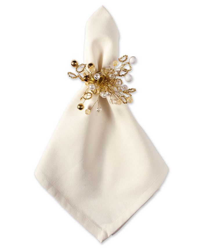 Design Imports Multi Bead Napkin Ring, Set of 6 Macy's