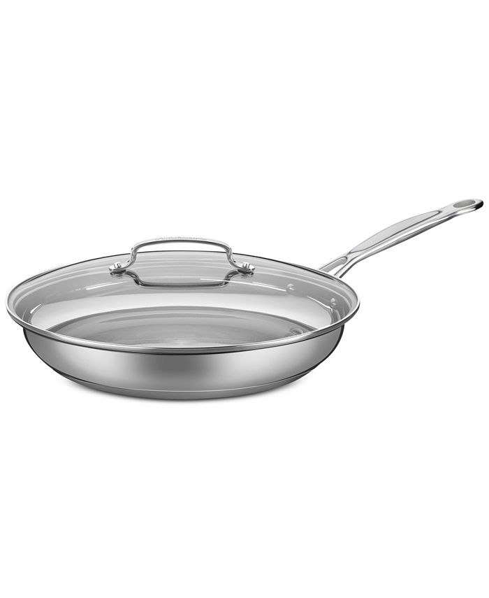 Cuisinart Chef's Classic™ Stainless 12" Covered Skillet Macy's