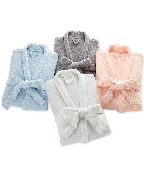 Martha Stewart Collection Cotton Terry Bath Robe, Created for Macy's ...