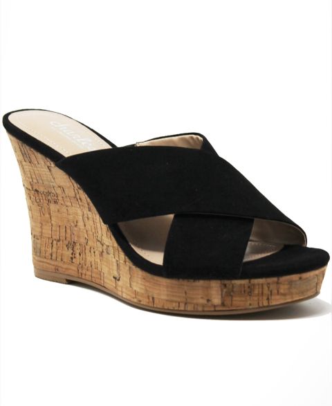 Женские сандалии Charles by Charles David Latrice Wedge Sandal, цвет: Чёрный