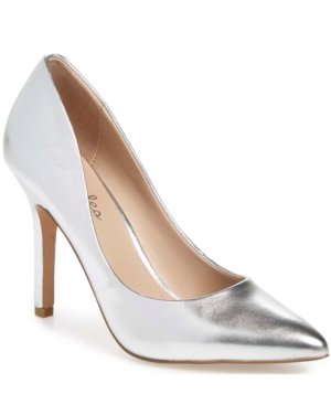 Charles By Charles David Maxx Pointy Toe Pump In Silver