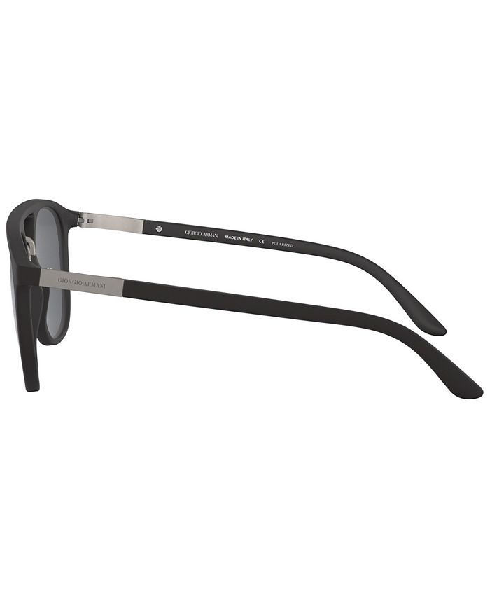 Giorgio Armani Polarized Sunglasses, AR8118 53 - Macy's