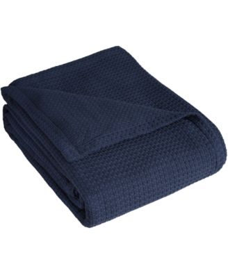 Beatrice Home Grand Hotel Waffle Knit Cotton Blanket, King