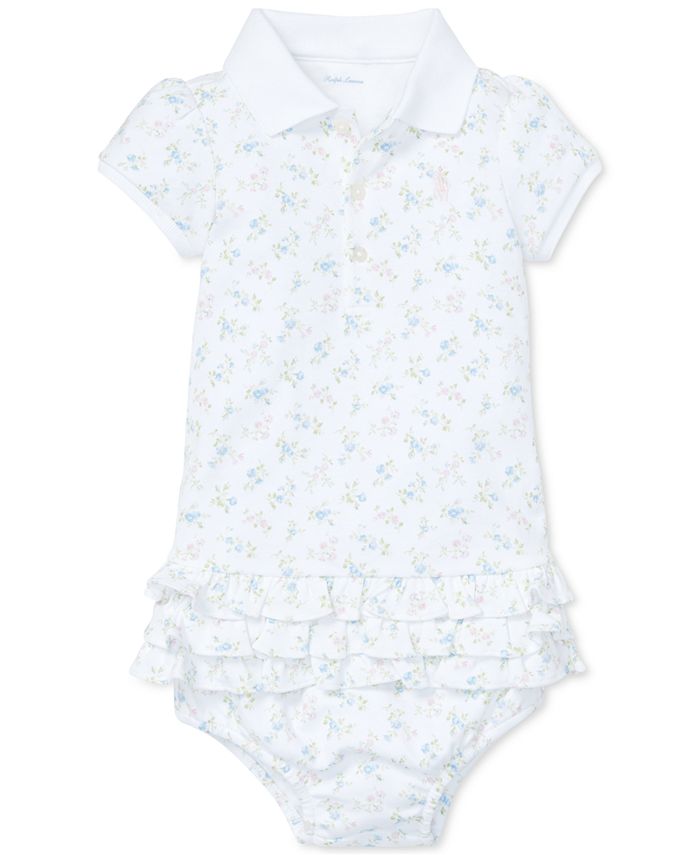 Polo Ralph Lauren Baby Girls Ruffled Polo Dress Macy's