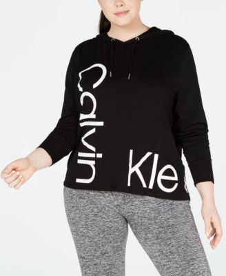 Calvin Klein Plus Size Logo Hoodie 