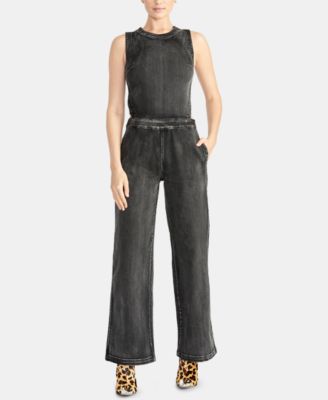 rachel roy denim jumpsuit