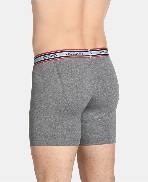 Jockey Men's Retro Stripe Boxer Briefs, Created for Macy's & Reviews