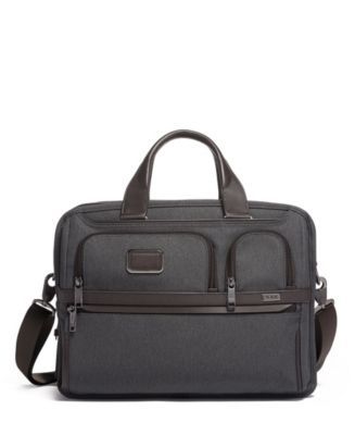 TUMI Alpha 3 Expandable Organizer Laptop Brief - Macy's