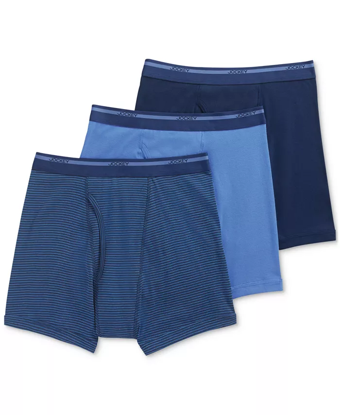 Men’s 3-Pack Classic Cotton Boxer Briefs - thumbnail 4