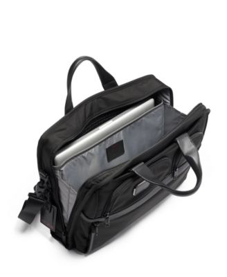 TUMI Alpha 3 Compact Large Screen Laptop Brief - Macy's