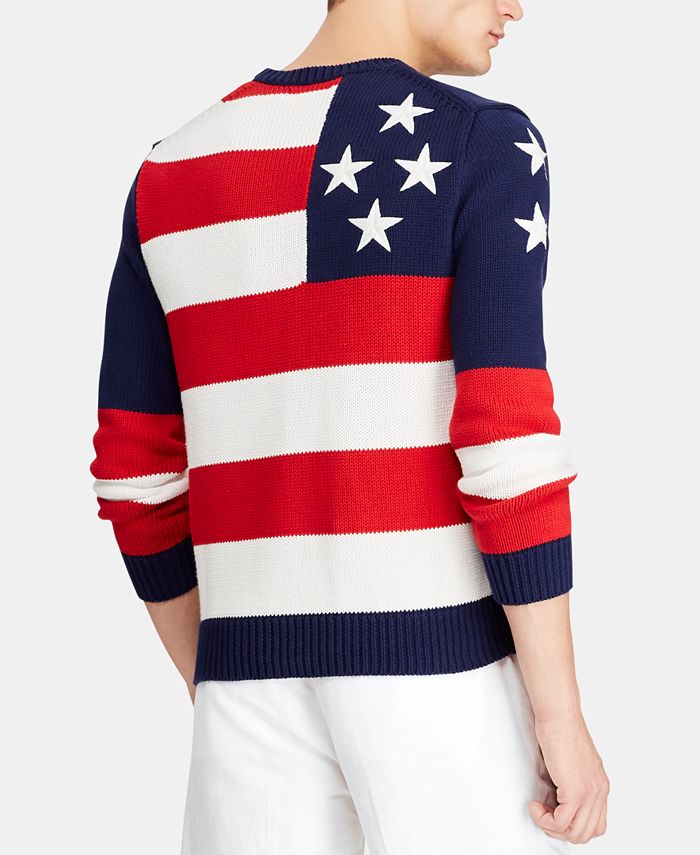 Polo Ralph Lauren Men's Big Pony Americana Sweater - Macy's