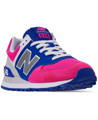 new balance 574 pink and blue