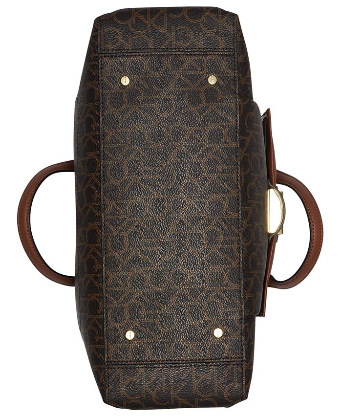 Calvin Klein Delancy Signature Satchel Macy s