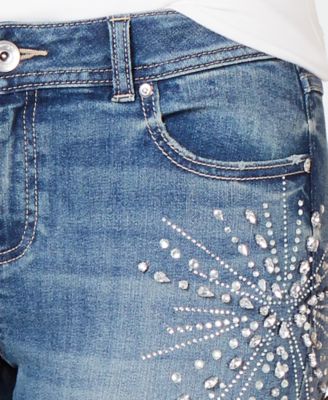 INC International Concepts INC Embellished Capri Jeans, Created for Macy's
