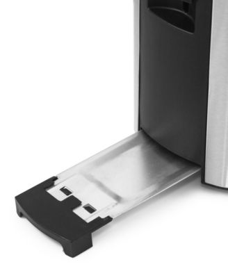 4-Slice Long Slot Toaster, 6 Toast Settings, Slide Out Crumb Tray, Extra Wide 1.5" Slots for Bagels