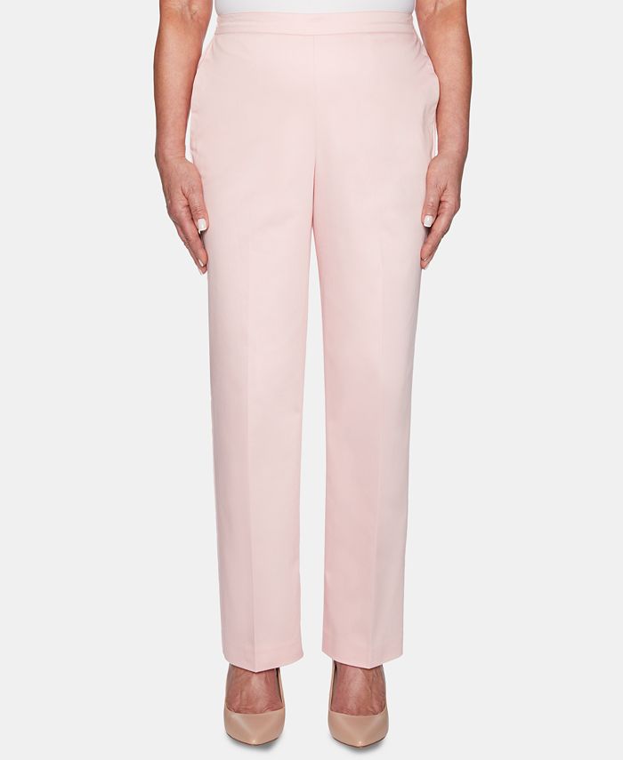 Alfred Dunner Petite Society Pages Pull-On Pants - Macy's