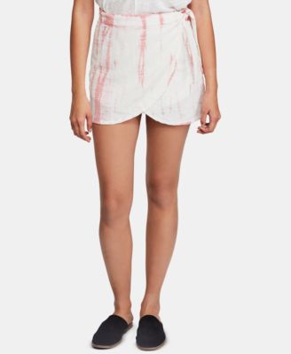 Free People - Ann Reed Tie-Dye Wrap Skirt