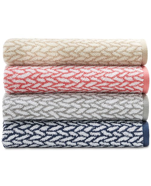 Lauren Ralph Lauren Sanders Antimicrobial Basket Weave Bath Towel