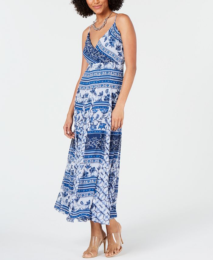 INC International Concepts INC Printed Pleated Maxi Dress, Created for