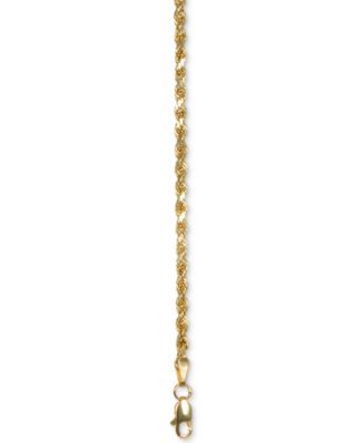 Forza Rope Chain 28" Necklace (2-1/2mm) in 14k Gold