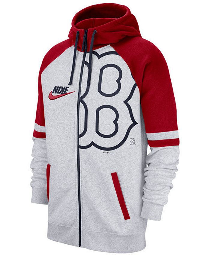 Nike Overview (MLB Boston Red Sox) Men's 1/2-Zip Jacket.